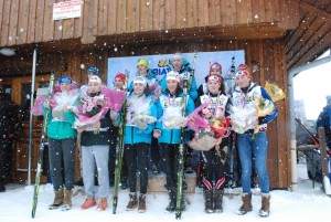 podium relais mixte